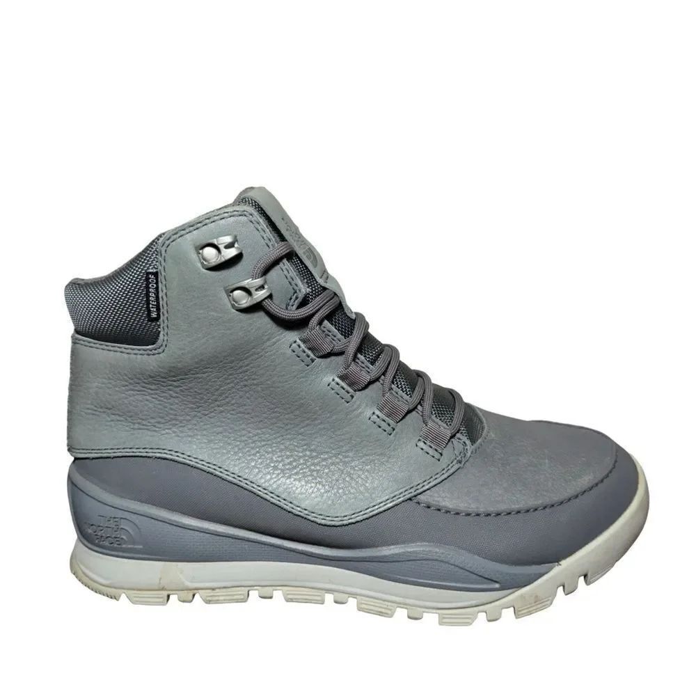 The North Face Men's Gray Leather Boots